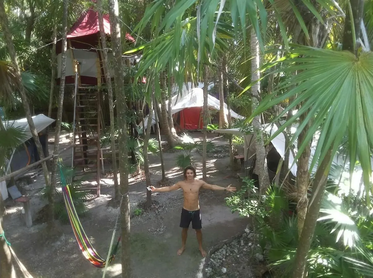 ホテルCenote Encantado Tulum Eco-Glamping Camp メキシコ