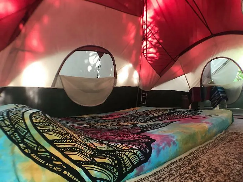 Luxury tent Cenote Encantado Tulum Eco-Glamping Camp Hotel